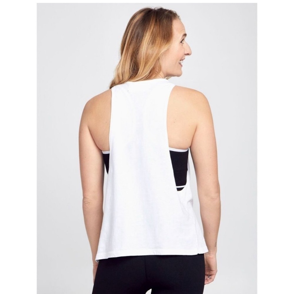 Soul Cycle White Muscle Tank size S - Picture 2 of 7